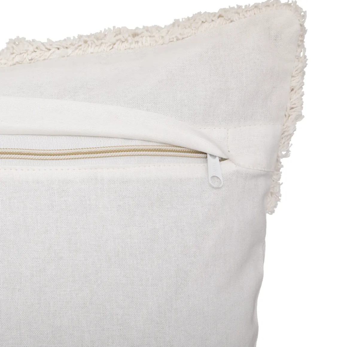 Funda De Almohada Tuft Marfil 40x40cm