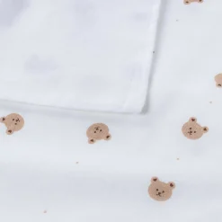 Funda nórdica con funda blanca de algodón 140x200