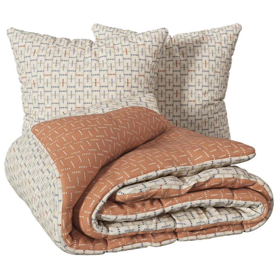 Funda nórdica y fundas de cojín POSEI 240x220cm