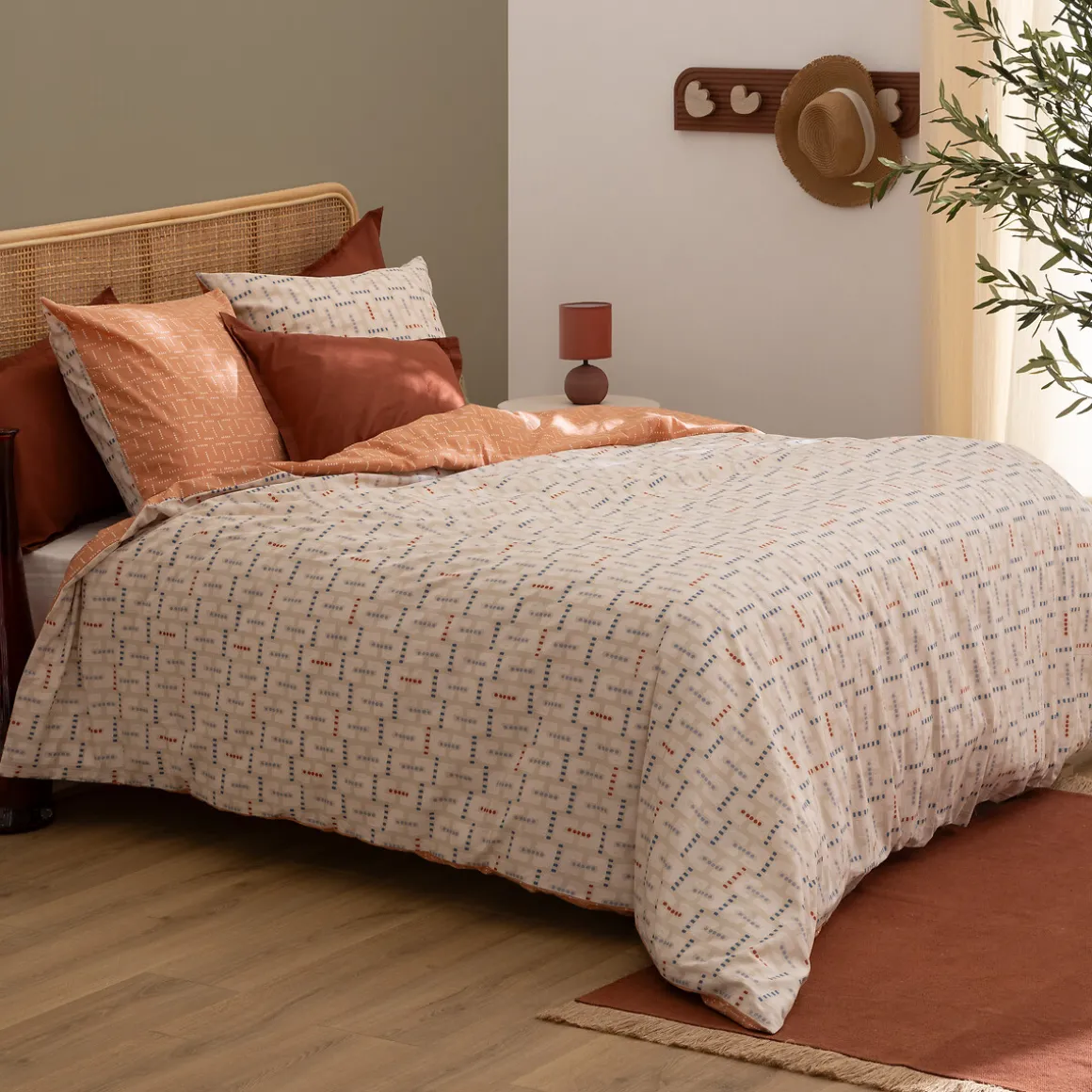 Funda nórdica y fundas de cojín POSEI 240x220cm