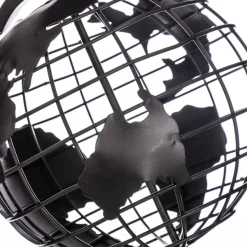 Globo Terráqueo De Metal 18.5x17x27Cm