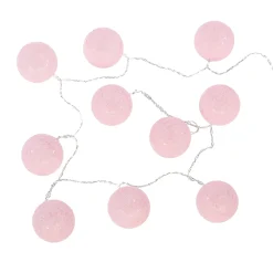 Guirnalda De 10 Bolas Led Rosa 6Cm