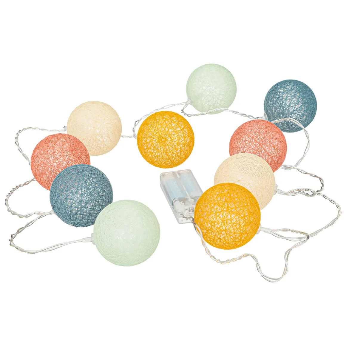 Guirnalda luminosa 10 bolas led 175cm