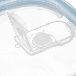 Hermético Cuad. C/Tapa Azul 0.53L