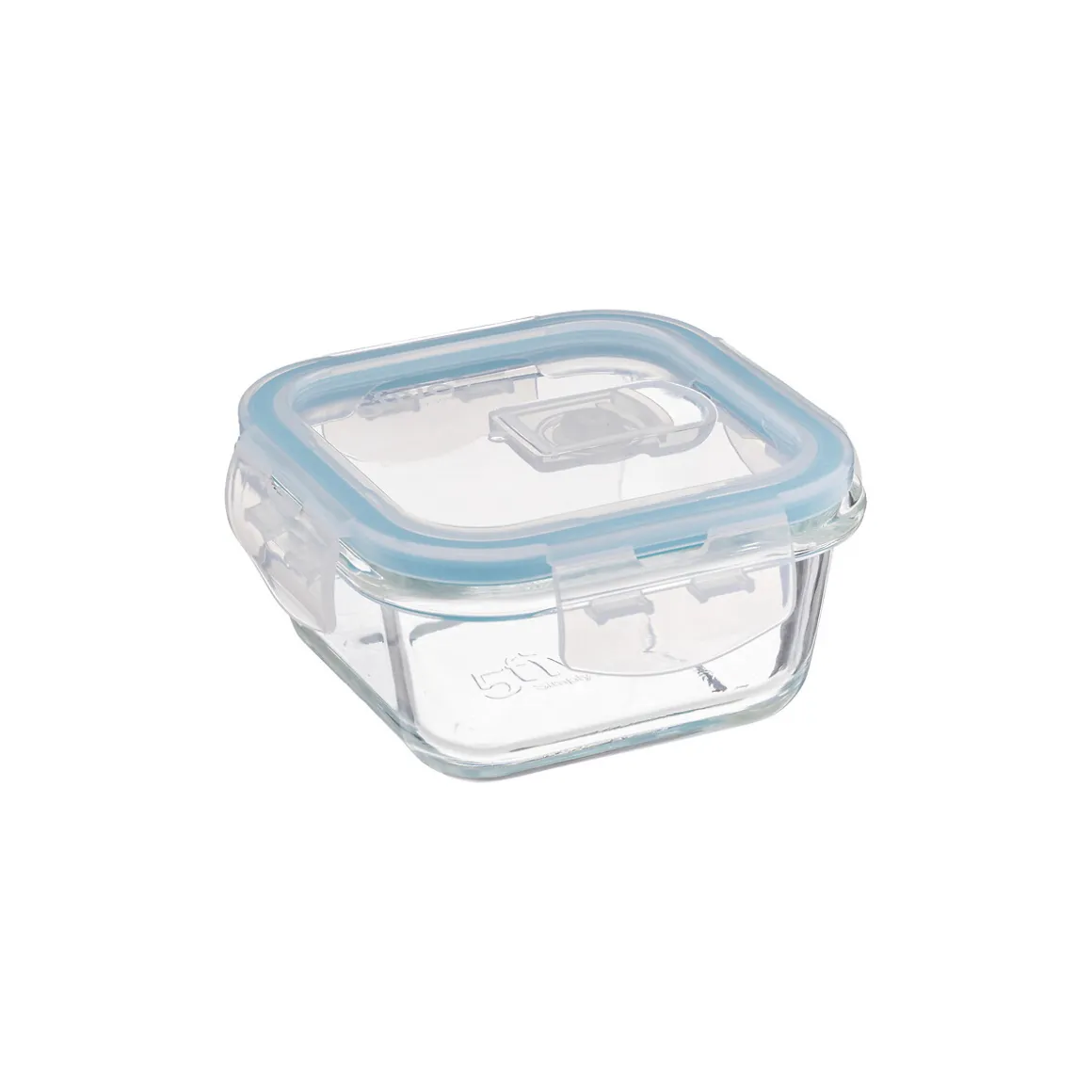 Hermético Cuad. C/Tapa Azul 0.33L