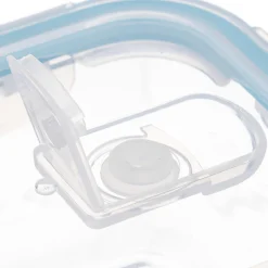 Hermético Cuad. C/Tapa Azul 0.33L