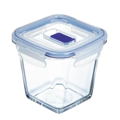 Hermético Cuadrado C/Tapa Azul 75Cl