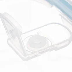 Hermético Cuadrado C/Tapa Azul 1.8L