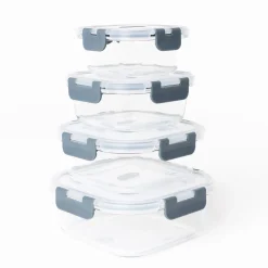 Hermético Cuadrado Vidrio 0.32L