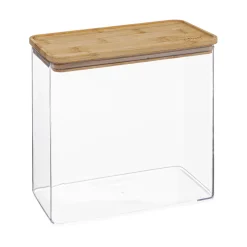 Hermético ESKE apilable con tapa de bambú