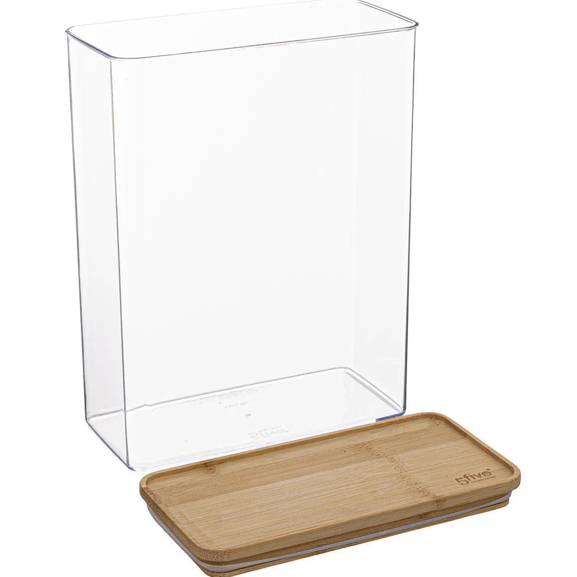 Hermético ESKE apilable con tapa de bambú