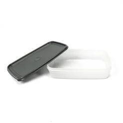 Hermético Rectangular C/Tapa Gris 2.2L