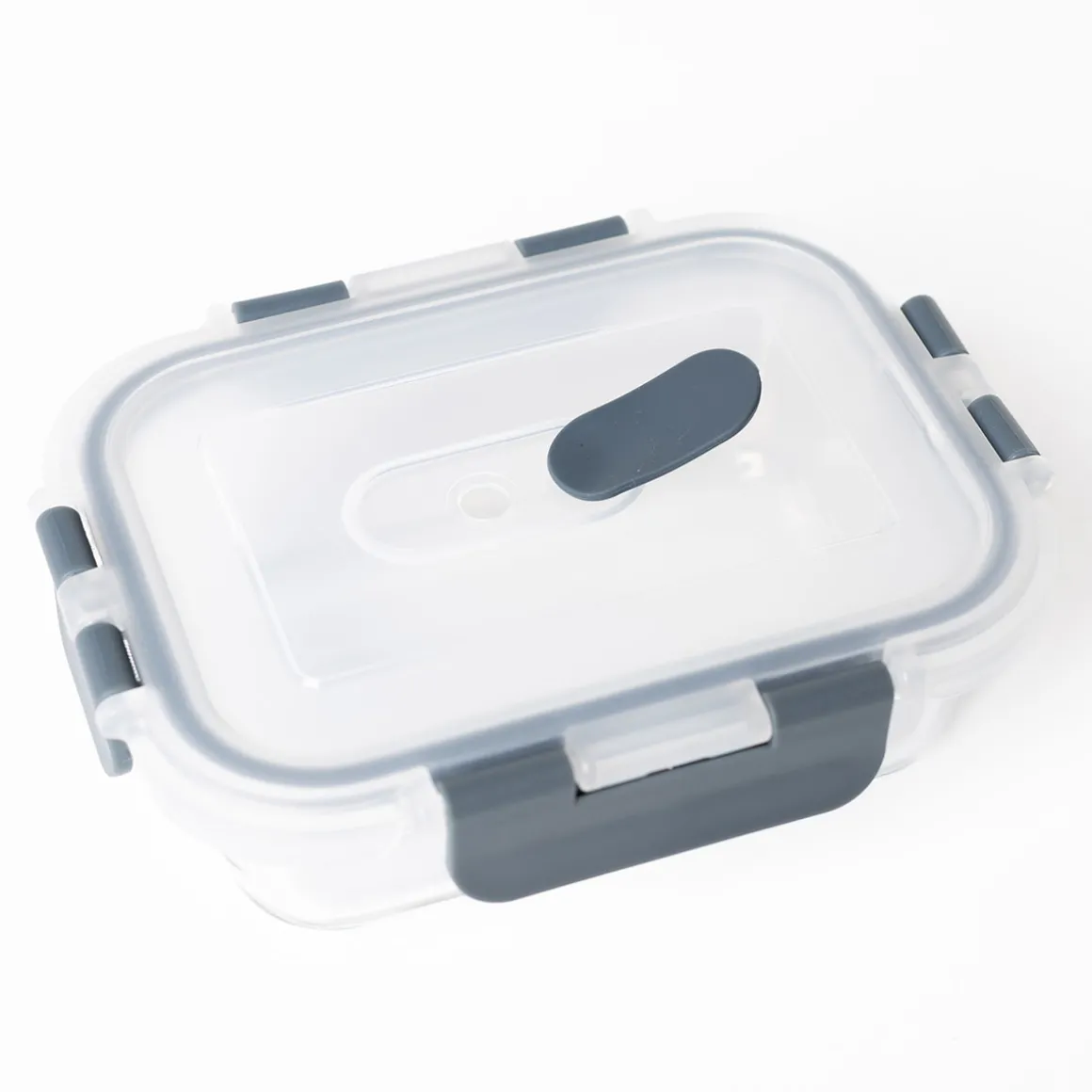 Hermético Rectangular Vidrio 0.37L