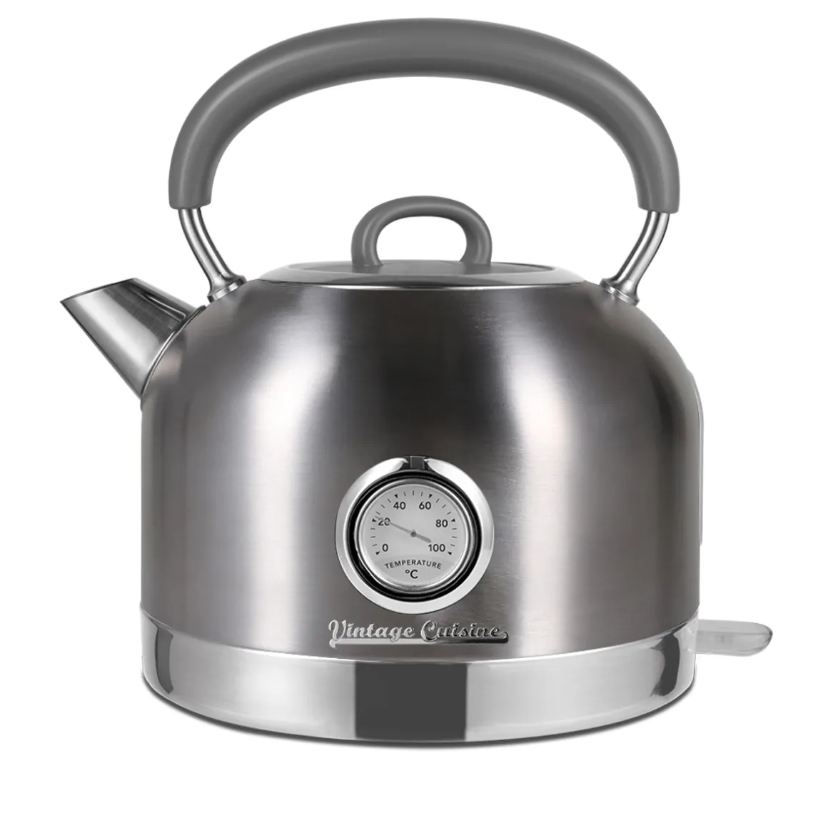 Hervidor Eléctrico Vintage Cuisine Plateada 2200W