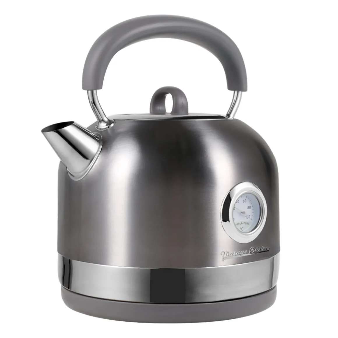 Hervidor Eléctrico Vintage Cuisine Plateada 2200W