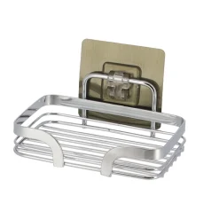 Jabonera C/Adhesivo Acero Inoxidable