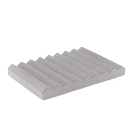 Jabonera de baño gris