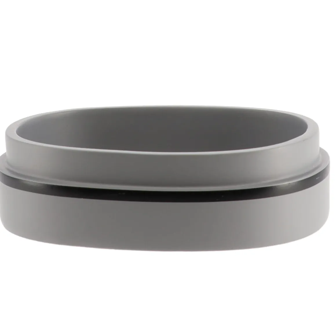 Jabonera Poliresina Gris/Negro