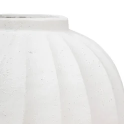 Jarrón AMIA blanco de cerámica 44.5cm