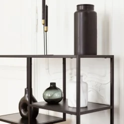 Jarrón blanco efecto mármol 17,5cm