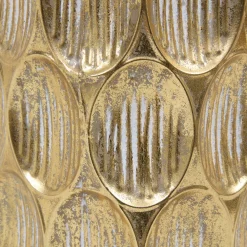 Jarrón con textura BELLI dorado 41cm