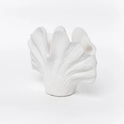 Jarrón coral de cerámica