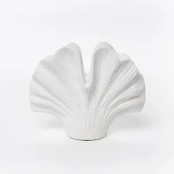 Jarrón coral de cerámica