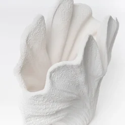 Jarrón coral de cerámica