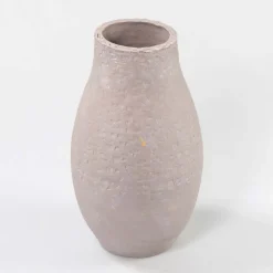 Jarrón Craft Rústico Gris 26Cm