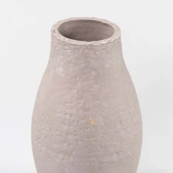 Jarrón Craft Rústico Gris 26Cm