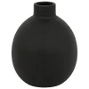 Jarrón de cerámica negra RILY