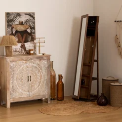 Jarrón De Vidrio Con Forma De Botella Yana