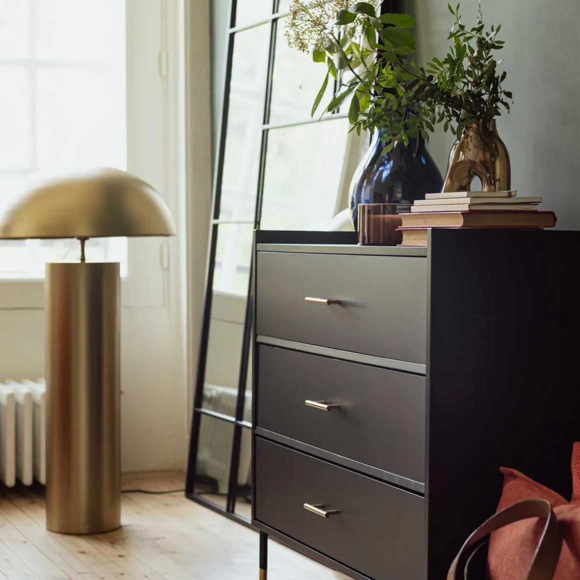 Jarrón De Vidrio Donut 18x10x24.5Cm