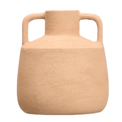 Jarrón marrón de cerámica 17.5cm