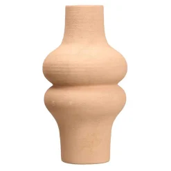 Jarrón MICHELIN marrón de cerámica 34,5cm