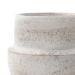 Jarrón SABRE gris de barro 12cm