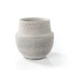 Jarrón SABRE gris de barro 14cm