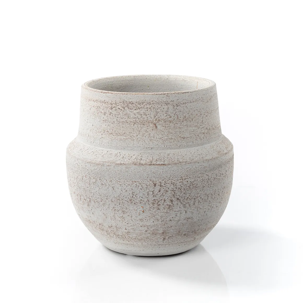 Jarrón SABRE gris de barro 14cm