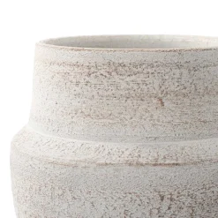 Jarrón SABRE gris de barro 14cm