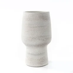 Jarrón SABRE gris de barro 27cm
