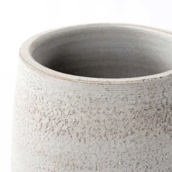 Jarrón SABRE gris de barro 27cm