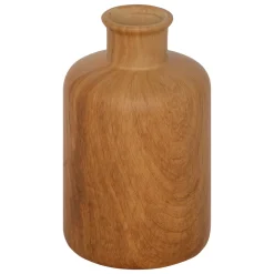 Jarrón SOA de cerámica efecto madera 17.5 cm