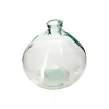 Jarrón Uly Transparente De Vidrio Reciclado 22cm