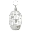 Jaula Blanca De Metal 17x16.5x31Cm