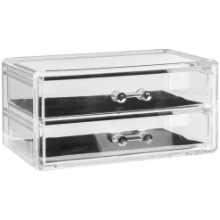 Joyero Acrílico Con 2 Cajones