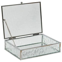 Joyero ANIA plateado 13.5x18.5cm