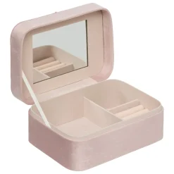 Joyero De Terciopelo Rosa