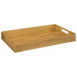 Juego 2 Bandejas De Bambú