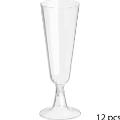 Juego 12 Copas De Champán Desechables