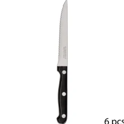 Juego 6 Cuchillos Chuleteros Luxe